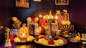 The correct way to place God's idols in the pooja room.